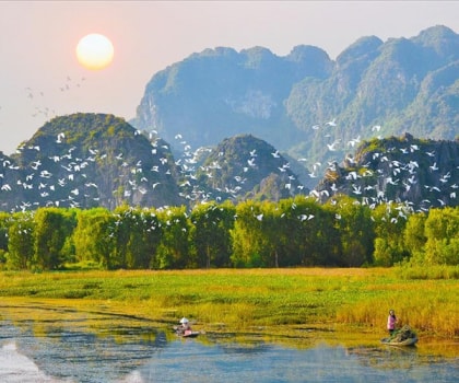 Du lịch Ninh Bình: Chùa Bái Đính - Thung Nham - Đầm Vân Long