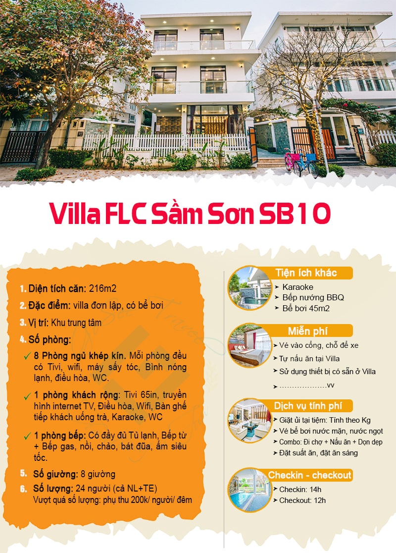 Villa FLC Sầm Sơn Sao Biển SB10